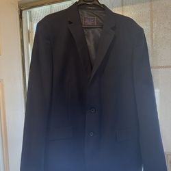 Man tuxedo coat & vest / brand new set / navy dark blue / size:XL/ 2 Piece Set