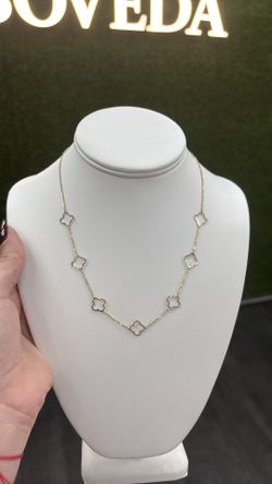 14kt flower chain