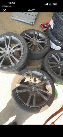Acura OEM Wheels with Tires Set of 4 tlx aspec wheels 19inch