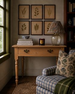 Vintage Pine Console Table or Desk