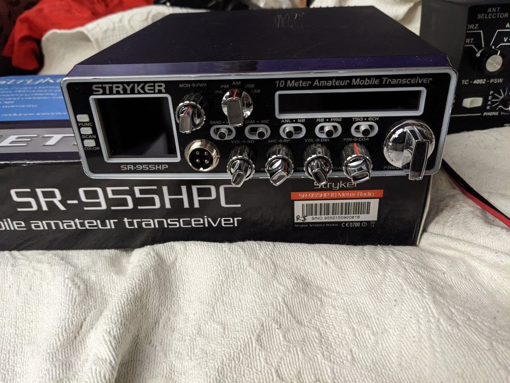 Stryker Sr-955hpc Am Fm Ssb Multiband Cb 10 Meter Radio Peaked And Tuned With Box