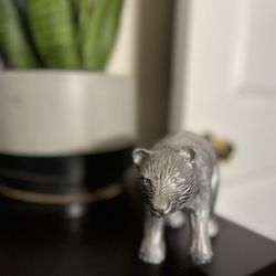 Silver Bear Decor