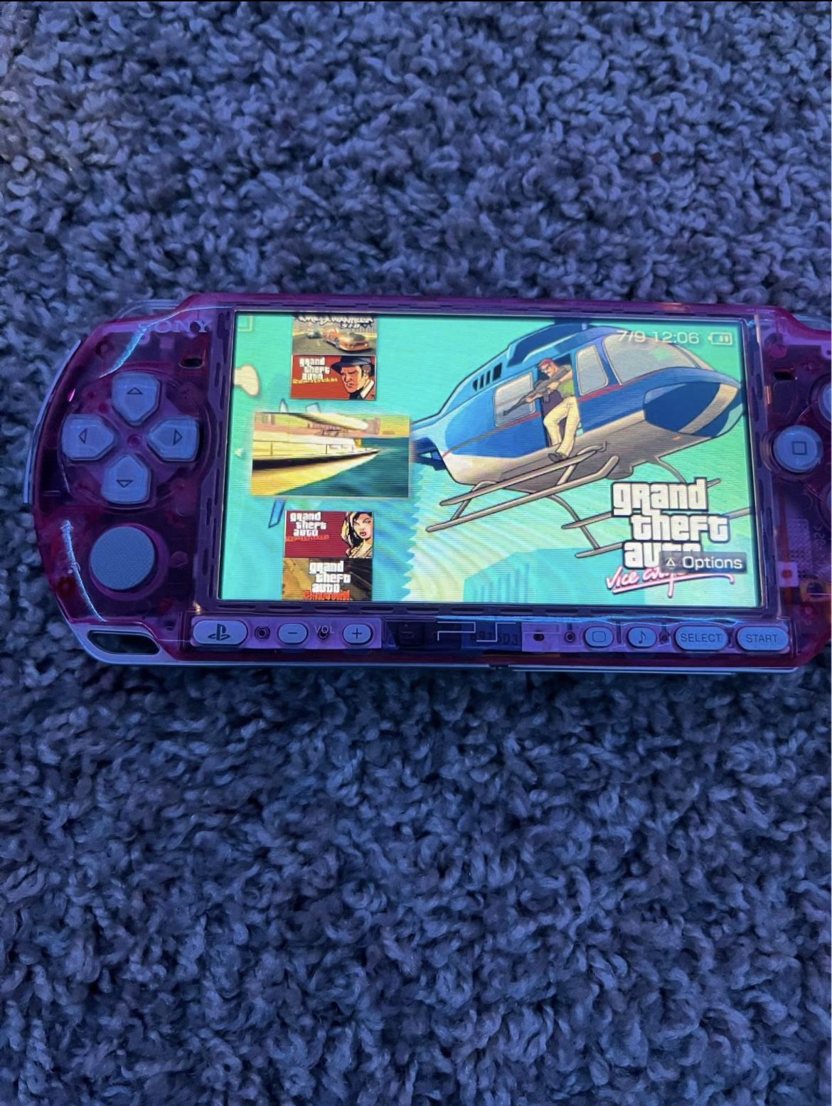 ULTIMATE PSP 3001 MODDED!!! With Movies, 150 games!! Ps1 Games, Ports and more!!!