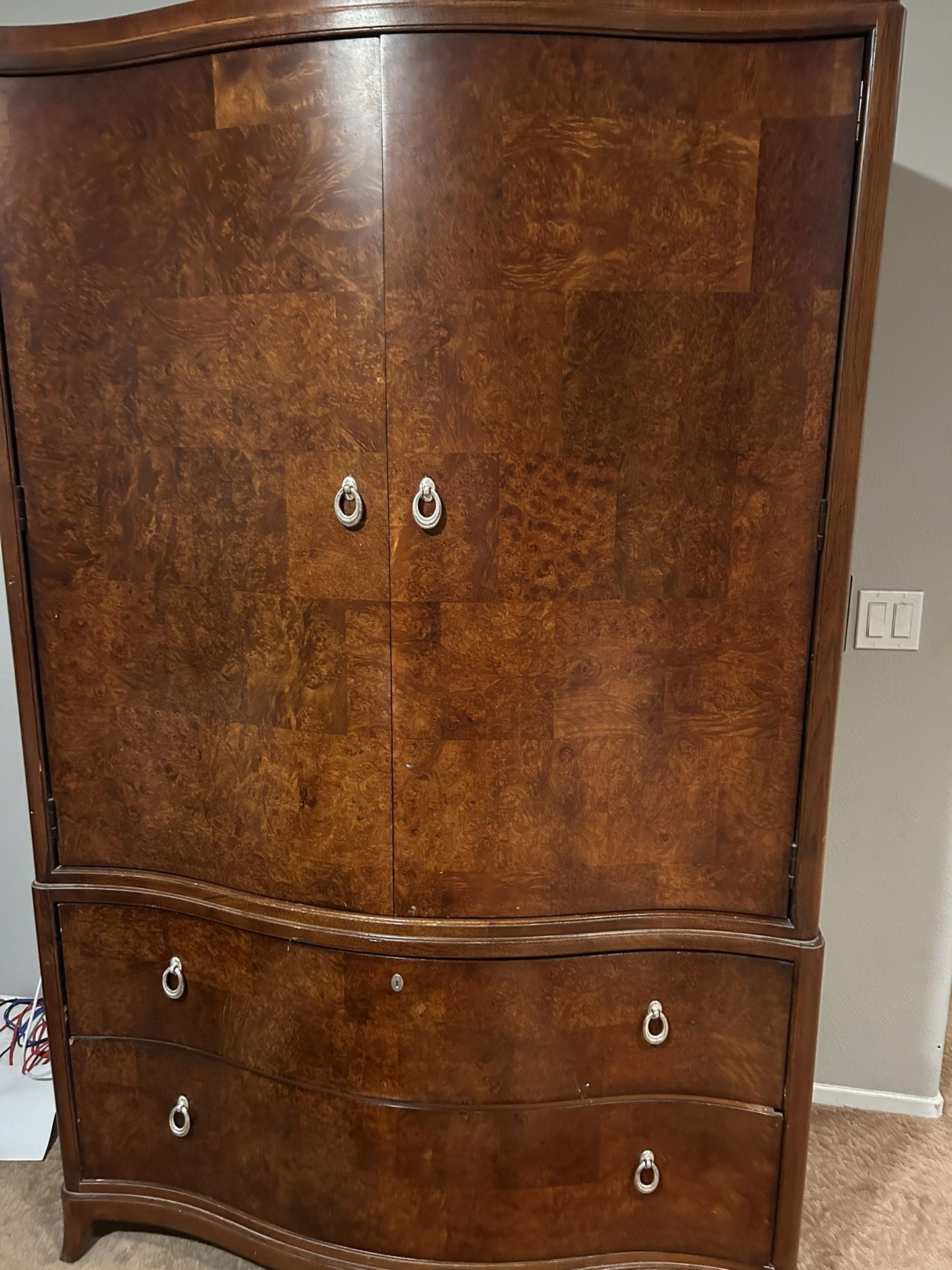 Beautiful Mahogany Armoire
