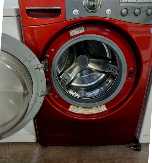 LG Front Load Washer (Red)