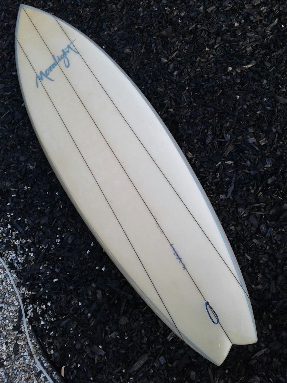 6'8" Moonlight surfboard triple stringer singlefin