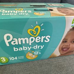 Unopened Pamper Diapers