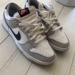 Size 9.5 - Nike Dunk Low SE Lottery Pack Grey Fog White