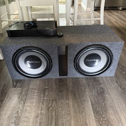 12 Inch Vented Box With Rockville DB14  4000w/1000rms amp.