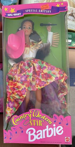 Vintage 1994 Walmart Special Edition Country Western Star Barbie Doll (Brunette) NIB