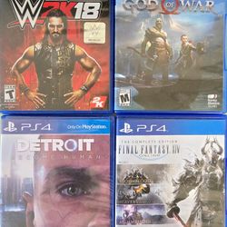 PS4 Final Fantasy XIV COMPLETE Edition/God Of War/Detroit/W2K18