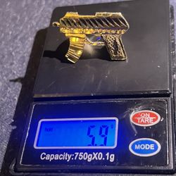 Gold Gun Ring 