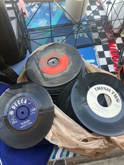 Lot of Vintage 7-Inch Vinyl 45 RPM Singles