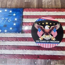 Wooden Flag 