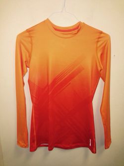 Women's Reebok medium Orange and red longsleeved shirt