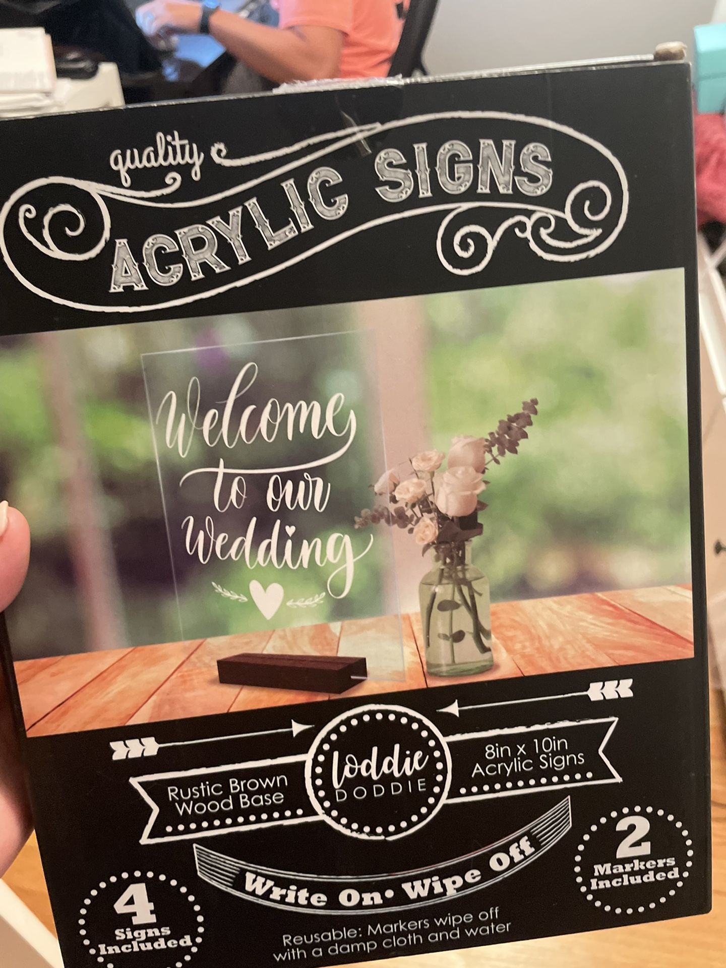 Acrylic Signs For Wedding