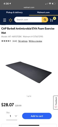 3 CAP Fitness Mats 46” x 93” brand new