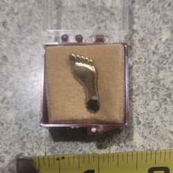 Golden Lapel Tarheel Vtg North Carolina Pin No Mark