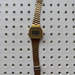 Gold Casio Watch 