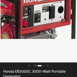 Lightly Used Honda Generator..very Lightly Used Less Then 50 Hours On It...