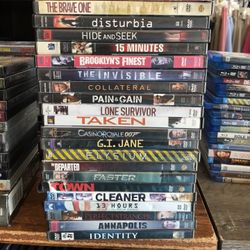 17 Mixed DVDS Lot 2.  $10. For All