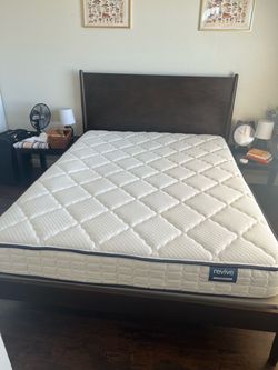 Revive Mattress Full Size with bed frame