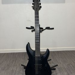 Schecter Guitar C-1 Platinum Blackout Edition [Satin Black]