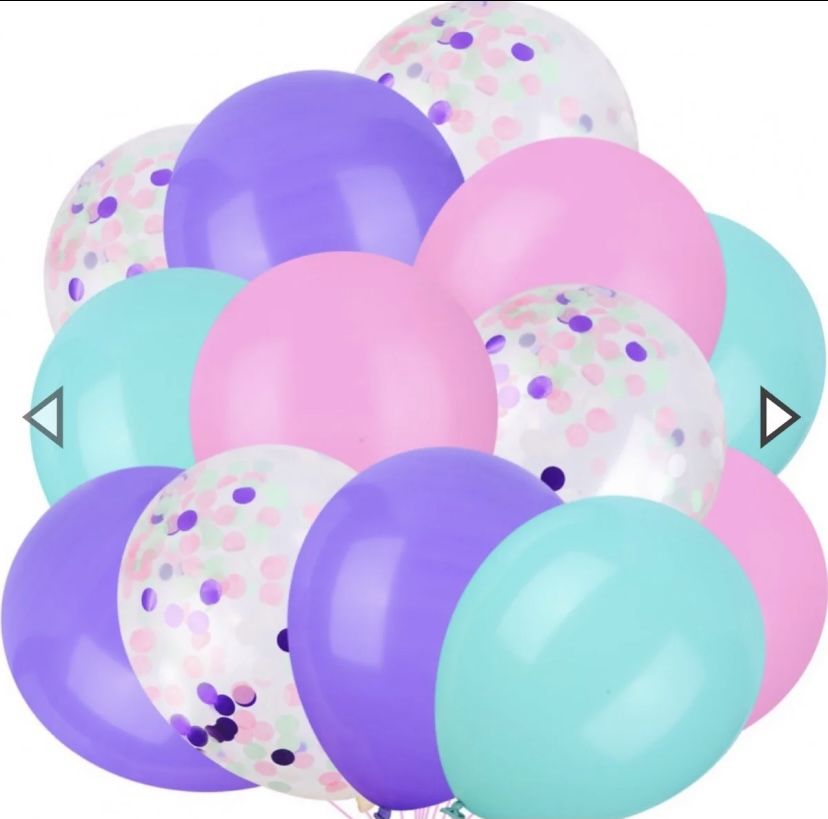 Unicorn Balloons Set with Latex Confetti Balloons for Baby Shower Birthday Party Decorations Unicorn Party (80 Packs)