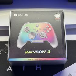 Mojhon RGB Rainbow 3 2.4Ghz Gaming PC Nintendo Switch Universal Remote Controller 