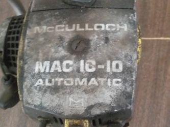 Mac 10-10 chain saw as is .. Worked awhile ago