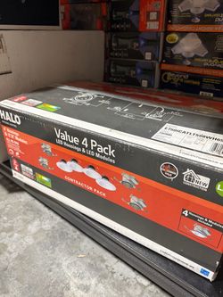 HALO 4-Pack LT 6 in. Adjustable CCT Canless IC Rated Dimmable Indoor, Outdoor Integrated LED Recessed Light Kit