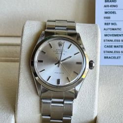 Rolex Air-King Ref 5500 Silver Dial