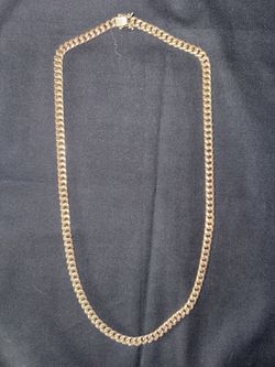 gold miami cuban link chain