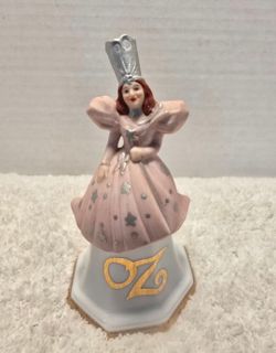Wizard of Oz Glinda Figurine 5" Bell 24K Trim Presents/Hamilton Gifts 1989