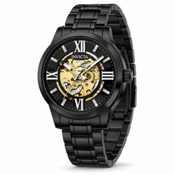 Invicta Skeleton Mechanical Watch Black