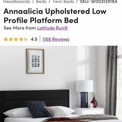 Bed Frame And Mattress 