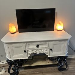 TV stand, an accent console table, or even a vanity with the addition of a mirror.