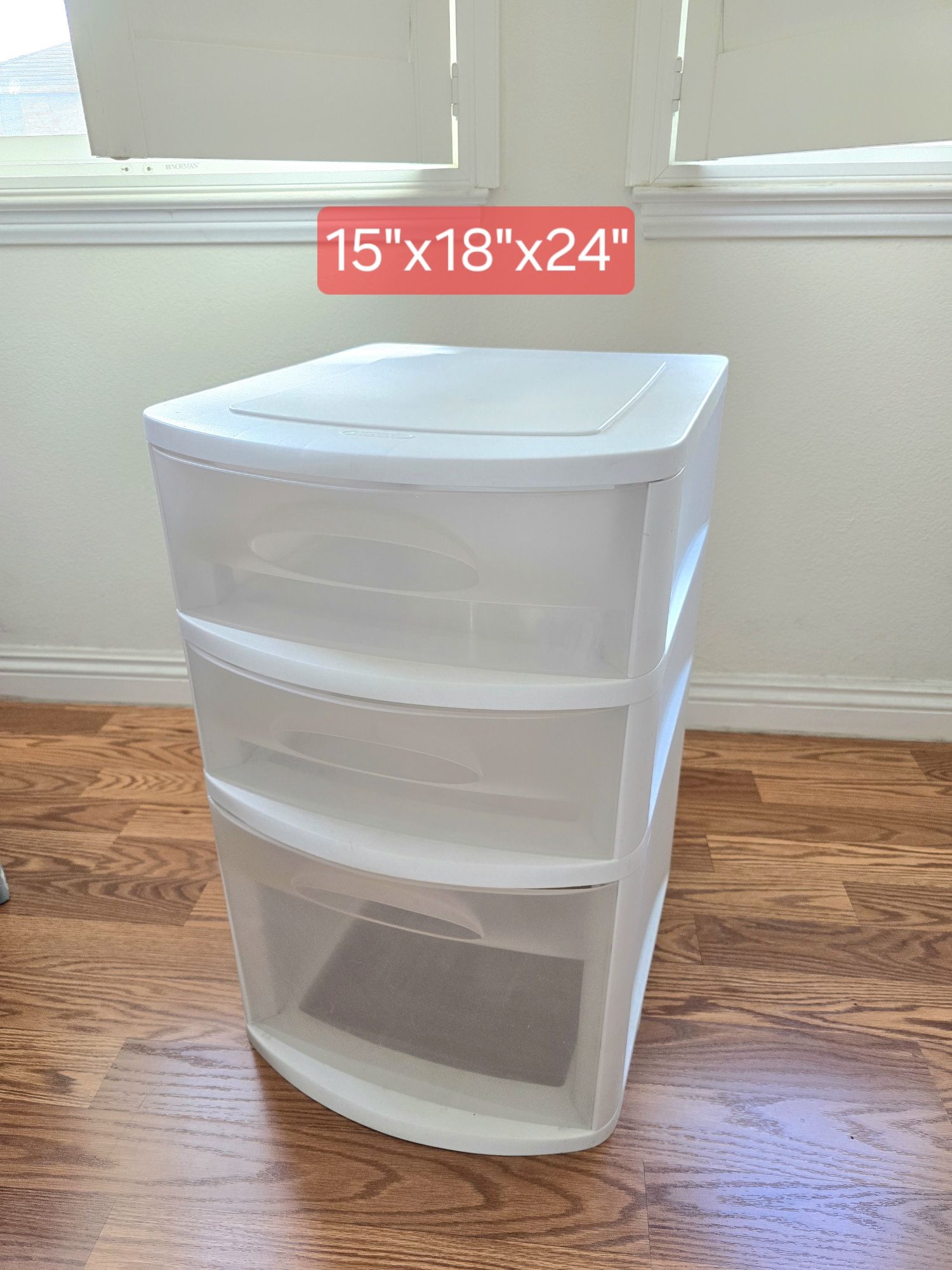 Plastic Storage Drawer Unit