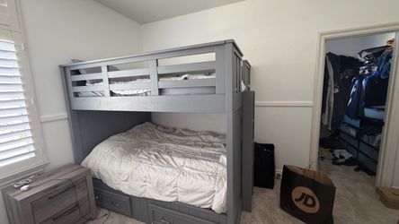 Pottery barn full on full bunk bed