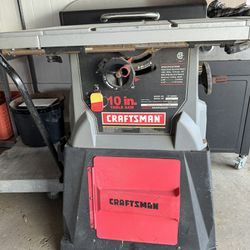 Craftsman 10 in table saw