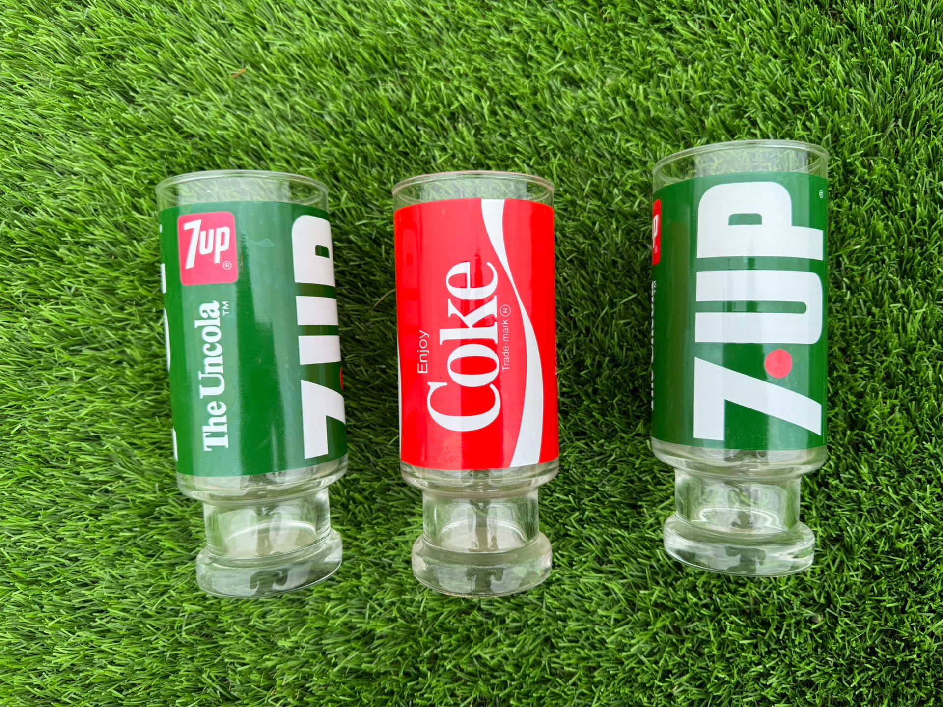 Vintage Soda Glasses $10 For 3