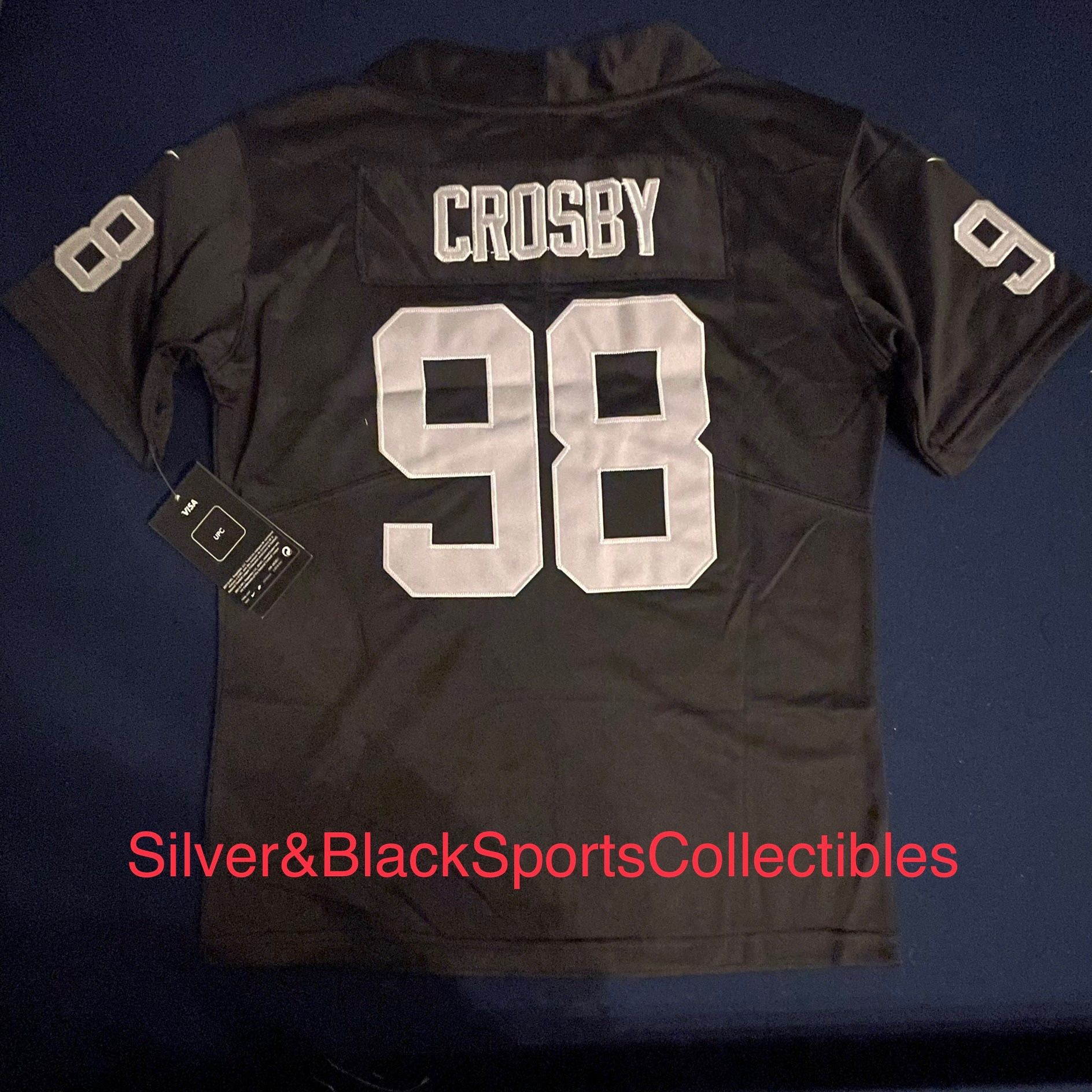 YOUTH STITCHED LAS VEGAS RAIDERS JERSEY SIZE SMALL/MED/LARGE Ships Same Day If Ordered Before 3pm PST