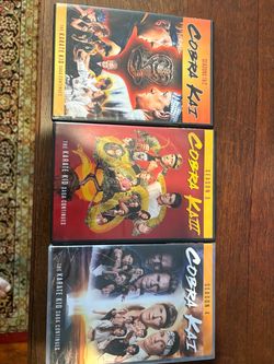 Cobra Kai DVDs brand new