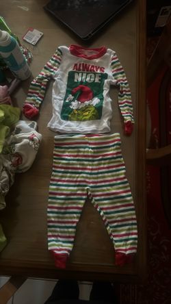 12 month The Grinch Christmas Pjs