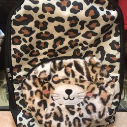 Kids Leopard School Backpack 