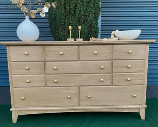 POTTERY BARN INSPIRED WOODEN DRESSER/ NURSERY/ REFINISHED