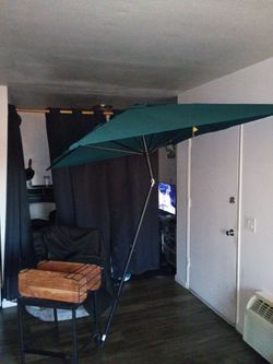 Push-up  Rectangle market umbrella