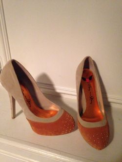 Two Tone High Heels 8 1/2