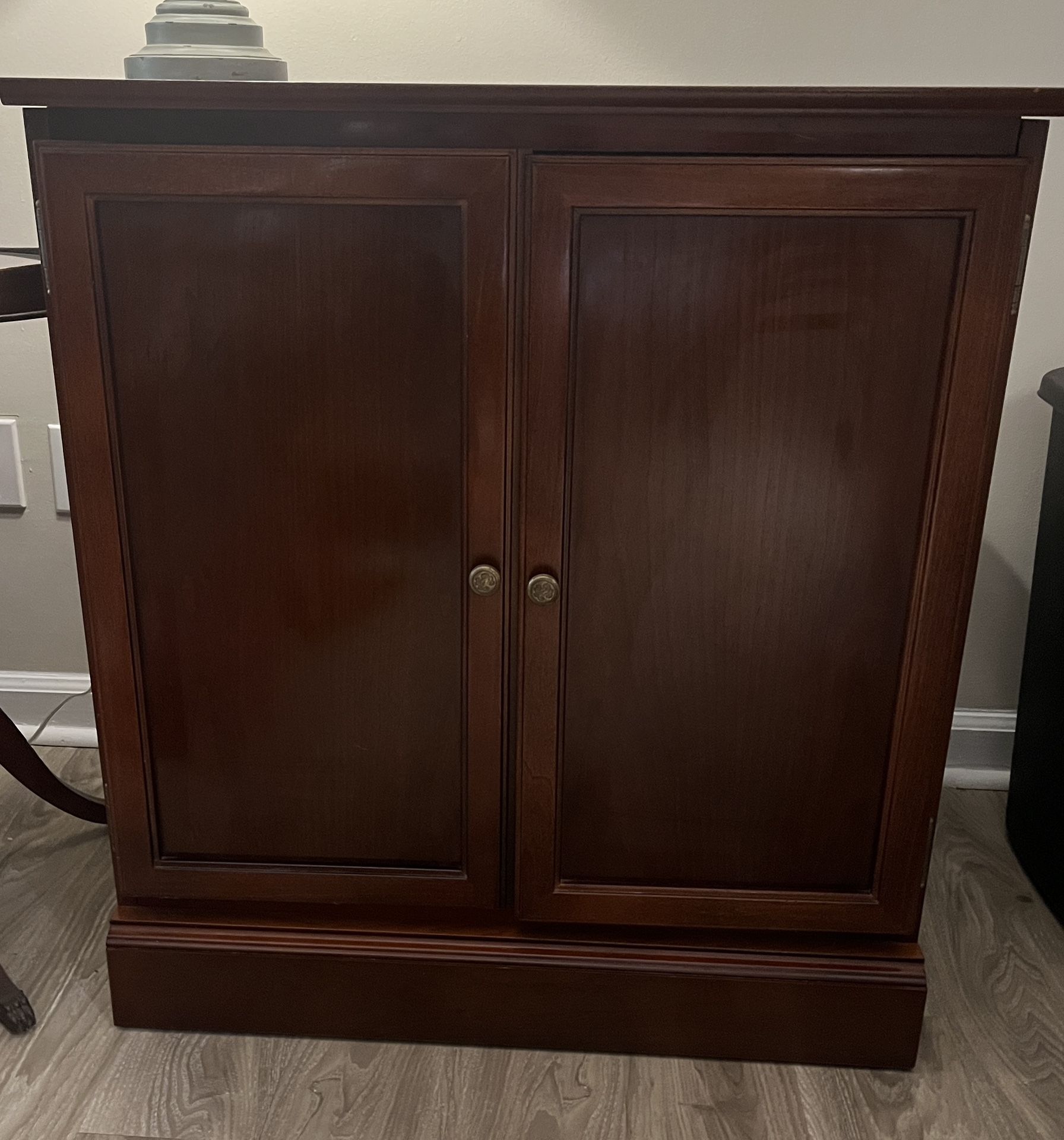 Solid Wood Walnut Cabinet