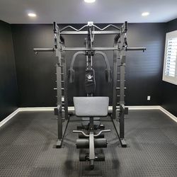 Smith Machine 2001 | Multi-Use Adj Bench | Gym Equipment | Fitness | Squat Rack | Excercise |🔴WEIGHTS AND BARBELL SOLD SEPARATELY 🔴 FREE DELIVERY 🚚